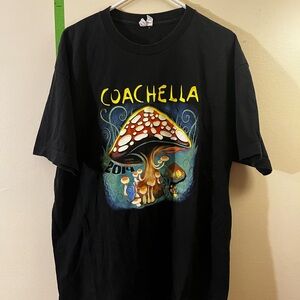 Coachella Black Graphic T-Shirt